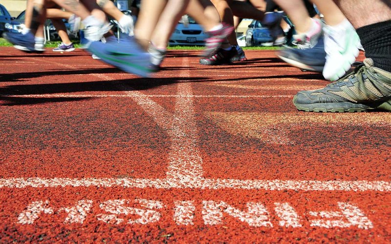 Marathon Zieleinlauf